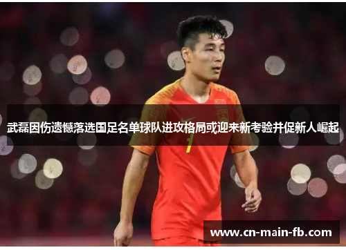 武磊因伤遗憾落选国足名单球队进攻格局或迎来新考验并促新人崛起 武磊因伤遗憾落选国足名单球队进攻格局或迎来新考验并促新人崛起