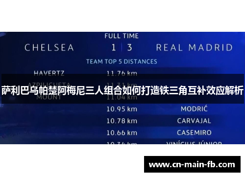 萨利巴乌帕楚阿梅尼三人组合如何打造铁三角互补效应解析